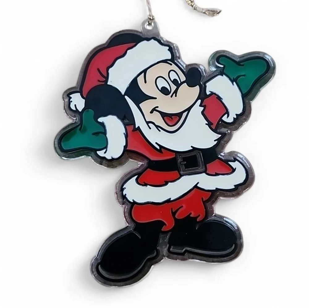 Walt Disney Supply Productions Vintage Plastic Mickey Mouse Christmas or…